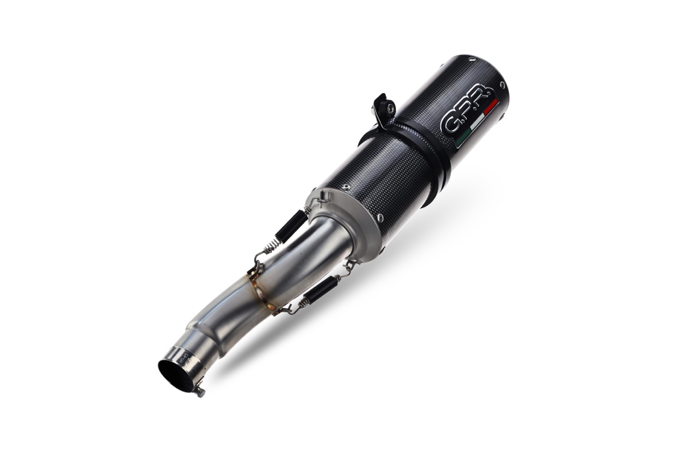 Pot echappement compatible avec Bmw R Nine-T 1200 -Pure -Racer -Urban G-S 2017-2023, M3 Poppy , Échappement légal, homologué,silencieux avec db killer amovible et tuyau de liaison spécifique 