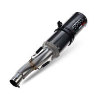 Pot echappement compatible avec Honda Vtr 1000 Sp-2 RC51 2002-2006, M3 Poppy , Paire de pot d'échappement homologuées, livrées avec db killer amovible et raccords spécifiques 