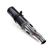 Pot echappement compatible avec Kawasaki Versys 650 2006-2014, M3 Poppy , Échappement légal, homologué,silencieux avec db killer amovible et tuyau de liaison spécifique 