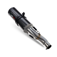 Pot echappement compatible avec Yamaha Tracer 9 GT 2021-2024, M3 Poppy , Pot d'échappement complet racing, compris de collecteur et db killer amovible, sans homologation 