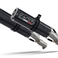 Pot echappement compatible avec Ducati Monster 1100 2009-2010, M3 Poppy , Paire de pot d'échappement homologuées, livrées avec db killer amovible, catalyseurs et raccords spécifiques 