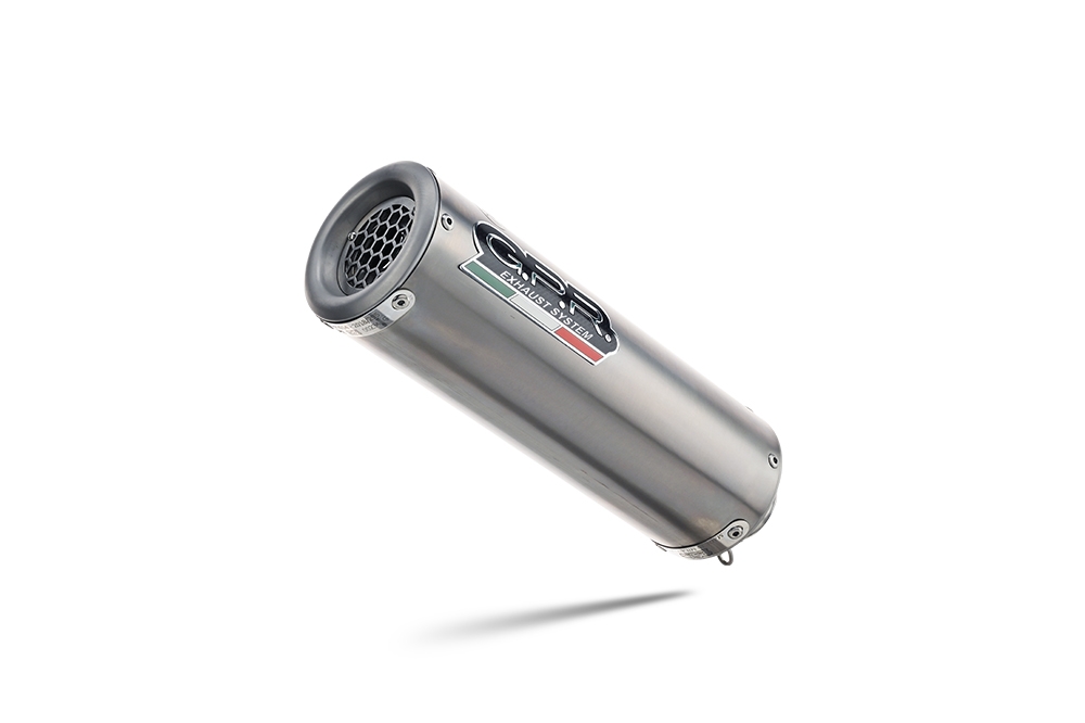 Pot echappement compatible avec Bmw R 1250 R -Rs 2019-2020, M3 Titanium Natural, Échappement légal, homologué,silencieux avec db killer amovible et tuyau de liaison spécifique 