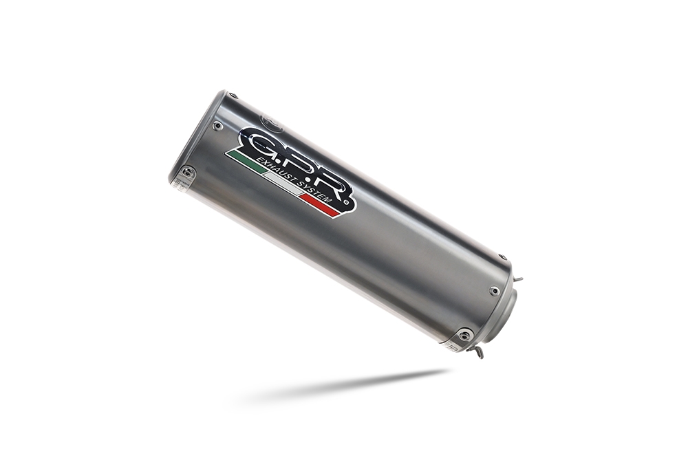 Pot echappement compatible avec Bmw R 1250 R -Rs 2019-2020, M3 Titanium Natural, Échappement légal, homologué,silencieux avec db killer amovible et tuyau de liaison spécifique 