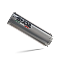 Pot echappement compatible avec Bmw R 1250 R -Rs 2021-2024, M3 Titanium Natural, Échappement légal, homologué,silencieux avec db killer amovible et tuyau de liaison spécifique 