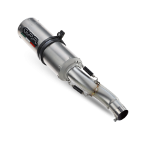 Pot echappement compatible avec Bmw R 1250 R -Rs 2021-2024, M3 Titanium Natural, Échappement légal, homologué,silencieux avec db killer amovible et tuyau de liaison spécifique 