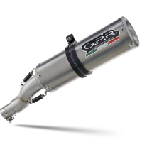 Pot echappement compatible avec Bmw R Nine-T 1200 -Pure -Racer -Urban G-S 2017-2023, M3 Titanium Natural, Échappement légal, homologué,silencieux avec db killer amovible et tuyau de liaison spécifique 