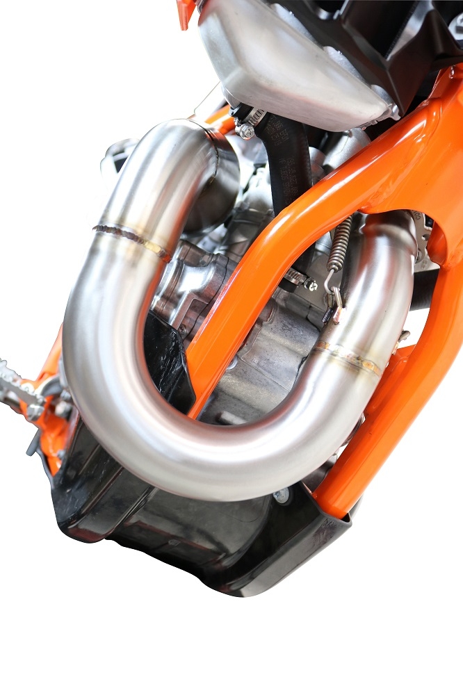 GPR pot echappement compatible avec  Husqvarna FC 450 2023-2025, Pentacross FULL Titanium, Pot d'échappement complet racing, compris de collecteur et db killer amovible, sans homologation 