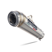 Pot echappement compatible avec Yamaha XSR900 2022-2024, Powercone Evo, Homologué et légal, système d'échappement complet avec catalyseur et db killer amovible 
