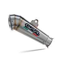 Pot echappement compatible avec Yamaha XSR900 2022-2024, Powercone Evo, Homologué et légal, système d'échappement complet avec catalyseur et db killer amovible 
