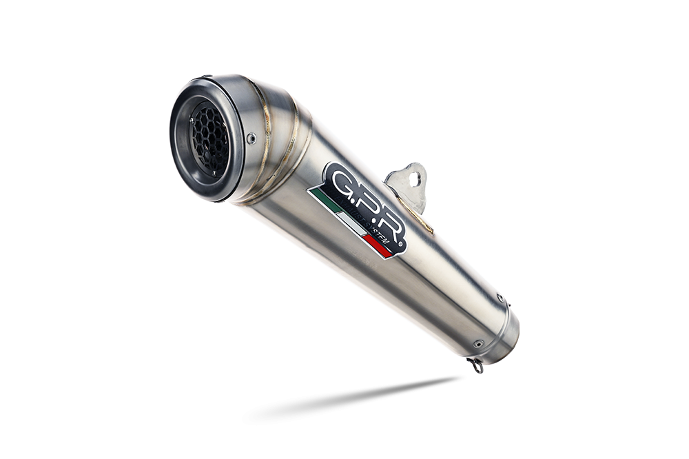 Pot echappement compatible avec Tuning TUNING 1980-2021, Powercone Evo, Silencieux racing à adapter au collecteur d'origine, livré avec db killer amovible 