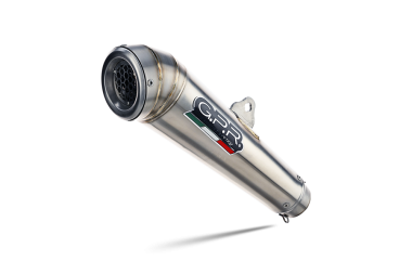 Pot echappement compatible avec Tuning TUNING 1980-2021, Powercone Evo, Silencieux racing à adapter au collecteur d'origine, livré avec db killer amovible 
