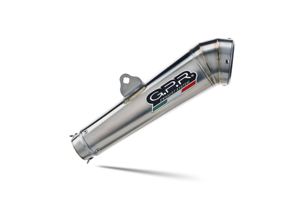 Pot echappement compatible avec Bmw R 1200 Gs -Adventure 2010-2012, Powercone Evo, Homologué et légal, système d'échappement complet, avec db killer amovible 