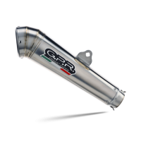 Pot echappement compatible avec Tuning TUNING 1980-2021, Powercone Evo, Silencieux racing à adapter au collecteur d'origine, livré avec db killer amovible 