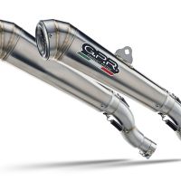 Pot echappement compatible avec Husqvarna TE 630 E - SMS 630 - Smr 630 2010-2014, Powercone Evo, Paire de pot d'échappement homologuées, livrées avec db killer amovible et raccords spécifiques 
