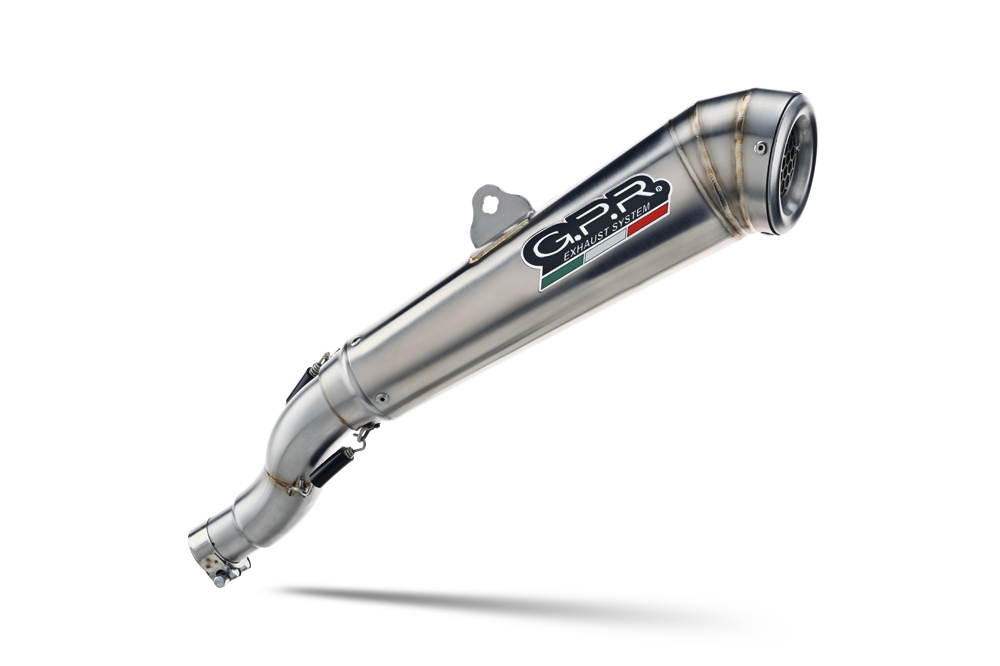 Pot echappement compatible avec Bmw R 1200 Gs -Adventure 2013-2013, Powercone Evo, Homologué et légal, système d'échappement complet, avec db killer amovible 