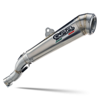 Pot echappement compatible avec Bmw R 1200 Gs -Adventure 2010-2012, Powercone Evo, Homologué et légal, système d'échappement complet, avec db killer amovible 