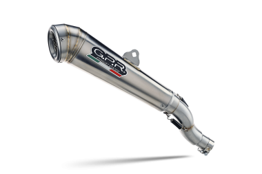 Pot echappement compatible avec Husqvarna Smr 125 4T 2010-2013, Powercone Evo, Échappement légal, homologué,silencieux avec db killer amovible et tuyau de liaison spécifique 