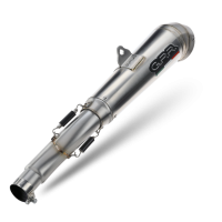 Pot echappement compatible avec Bmw R 1200 Gs -Adventure 2005-2009, Powercone Evo, Échappement légal, homologué,silencieux avec db killer amovible et tuyau de liaison spécifique 