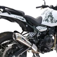 GPR pot echappement compatible avec  Royal Enfield Himalayan 450  2024-2025, Powercone Evo, Échappement légal, homologué,silencieux avec db killer amovible et tuyau de liaison spécifique 
