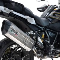 Pot echappement compatible avec Bmw R 1250 Gs -Adventure 2021-2024, Hyper Sonic Titanium, Échappement légal, homologué,silencieux avec db killer amovible et tuyau de liaison spécifique 