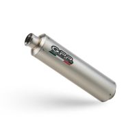 GPR pot echappement compatible avec  Kawasaki ZX-7R 1996-2002, Inox Tondo, Silencieux d'échappement, homologué, montage avec bride spécifique (bolt-on), avec db killer amovible 