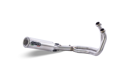 Pot echappement compatible avec Kawasaki Ninja 400 2018-2022, M3 Inox , Pot echappement racing, ligne complet, fourni avec collecteur spécifique, article sans homologation 