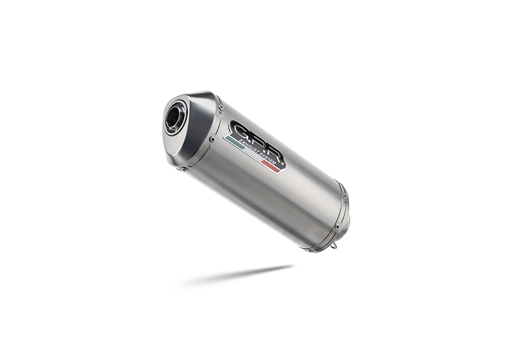 Pot echappement compatible avec Yamaha Mt-09 2017-2020, Satinox , Homologué et légal, système d'échappement complet avec catalyseur et db killer amovible 