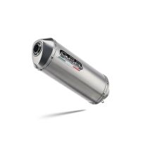 Pot echappement compatible avec Yamaha Tracer 900 GT 2018-2020, Satinox , Homologué et légal, système d'échappement complet avec catalyseur et db killer amovible 