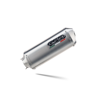 Pot echappement compatible avec Aprilia Mana 850 Gt 2007-2016, Satinox, Pot échappement homologué et légal, silencieux avec mi-collecteur y db killer amovible 