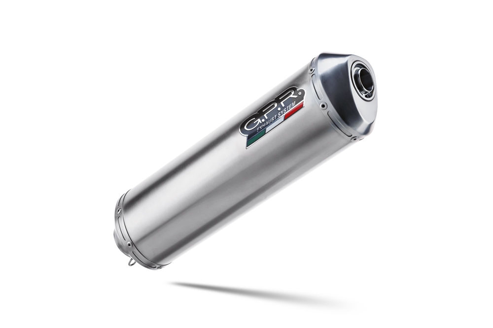 Pot echappement compatible avec Bmw G 650 X -Country -Challenge -Moto 2006-2012, Satinox , Échappement légal, homologué,silencieux avec db killer amovible et tuyau de liaison spécifique 