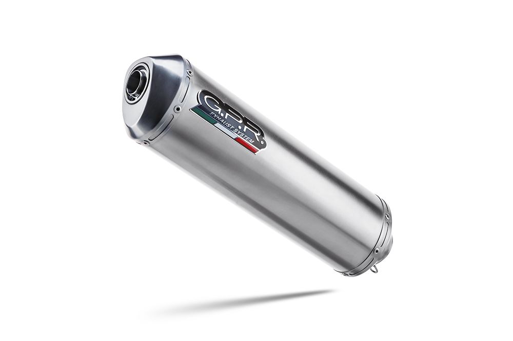 Pot echappement compatible avec Honda Xr 600 R 1988-1998, Satinox , Échappement légal, homologué,silencieux avec db killer amovible et tuyau de liaison spécifique 