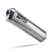 Pot echappement compatible avec Honda Xr 600 R 1988-1998, Satinox , Échappement légal, homologué,silencieux avec db killer amovible et tuyau de liaison spécifique 