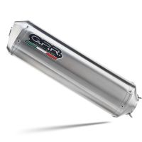 Pot echappement compatible avec Aprilia Etv Caponord 1000 Rally 2001-2007, Satinox, Paire de pot d'échappement homologuées, livrées avec db killer amovible et raccords spécifiques 