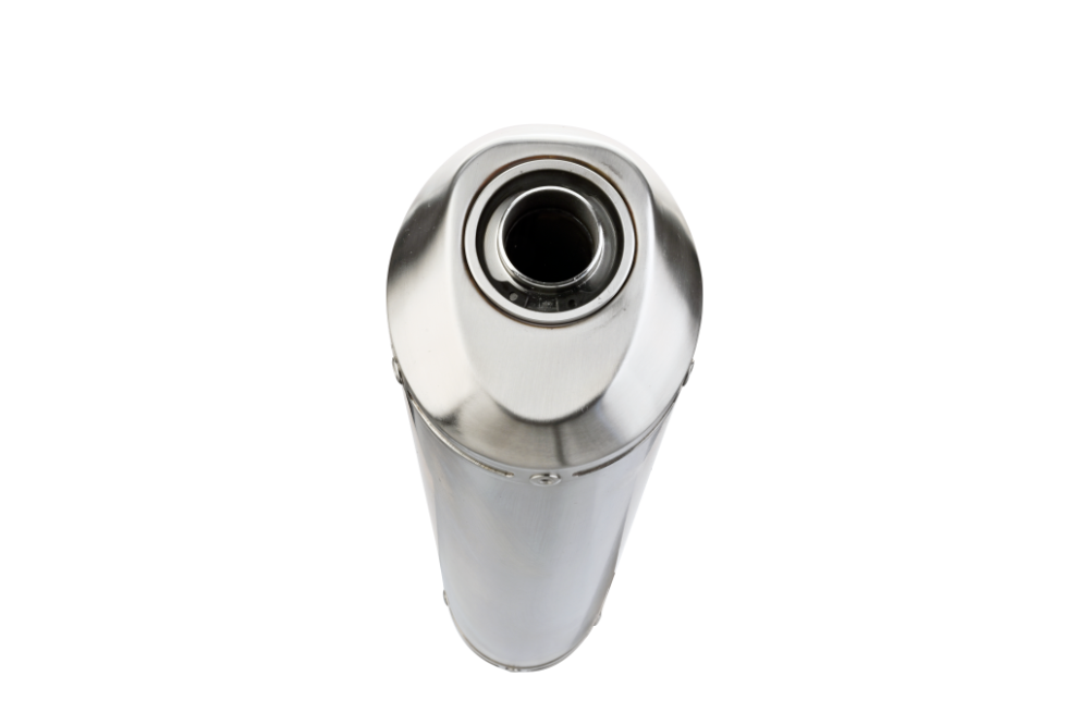 Pot echappement compatible avec Bmw R 1150 R 2000-2006, Satinox , Échappement légal, homologué,silencieux avec db killer amovible et tuyau de liaison spécifique 