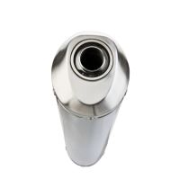 Pot echappement compatible avec Yamaha Mt-09 2017-2020, Satinox , Homologué et légal, système d'échappement complet avec catalyseur et db killer amovible 