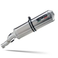 Pot echappement compatible avec Bmw G 650 X -Country -Challenge -Moto 2006-2012, Satinox , Échappement légal, homologué,silencieux avec db killer amovible et tuyau de liaison spécifique 