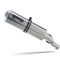 Pot echappement compatible avec Yamaha Mt-09 2017-2020, Satinox , Homologué et légal, système d'échappement complet avec catalyseur et db killer amovible 