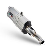 Pot echappement compatible avec Bmw R 1250 R -Rs 2019-2020, Hyper Sonic Titanium, Échappement légal, homologué,silencieux avec db killer amovible et tuyau de liaison spécifique 