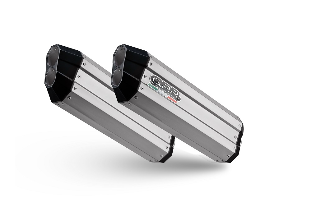 Pot echappement compatible avec Bmw K 1600 Gt 2022-2024, Hyper Sonic Titanium, Échappement légal, homologué,silencieux avec db killer amovible et tuyau de liaison spécifique 