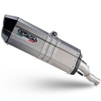 Pot echappement compatible avec Bmw R 1250 Gs -Adventure 2021-2024, Hyper Sonic Titanium, Échappement légal, homologué,silencieux avec db killer amovible et tuyau de liaison spécifique 