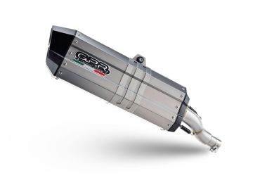Pot echappement compatible avec Benelli Trk 702 2023-2024, Hyper Sonic Titanium, Échappement légal, homologué,silencieux avec db killer amovible et tuyau de liaison spécifique 