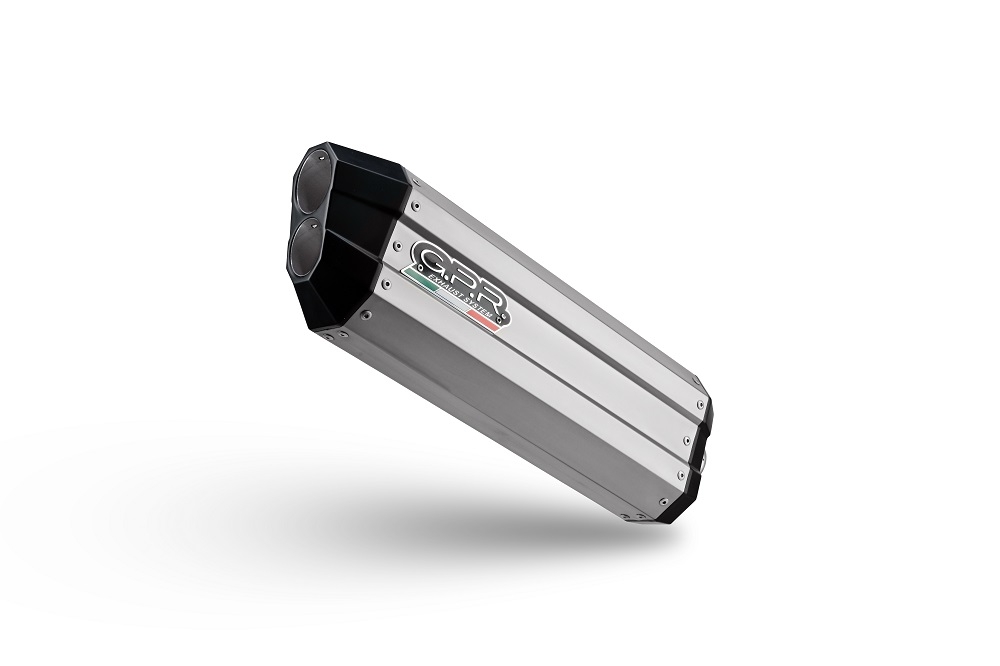 Pot echappement compatible avec Yamaha Tenere 700 2021-2024, Hyper Sonic Titanium, Échappement légal, homologué,silencieux avec db killer amovible et tuyau de liaison spécifique 