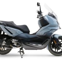 GPR pot echappement compatible avec  Sym ADX 300 2024-2026, Furore-X Scooter, Silencieux homologué pour bruit, échappement complet avec catalyseur et db killer 