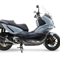GPR pot echappement compatible avec  Sym ADX 300 2024-2026, Furore-X Scooter, Pot echappement racing,silencieux avec db killer et des tuyaux de liaison sans homologation 