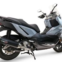 GPR pot echappement compatible avec  Sym ADX 300 2024-2026, Furore-X Scooter, Pot echappement racing,silencieux avec db killer et des tuyaux de liaison sans homologation 