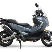 GPR pot echappement compatible avec  Sym ADX TG 400 2024-2026, Furore-X Scooter, Silencieux homologué pour bruit, échappement complet avec catalyseur et db killer 