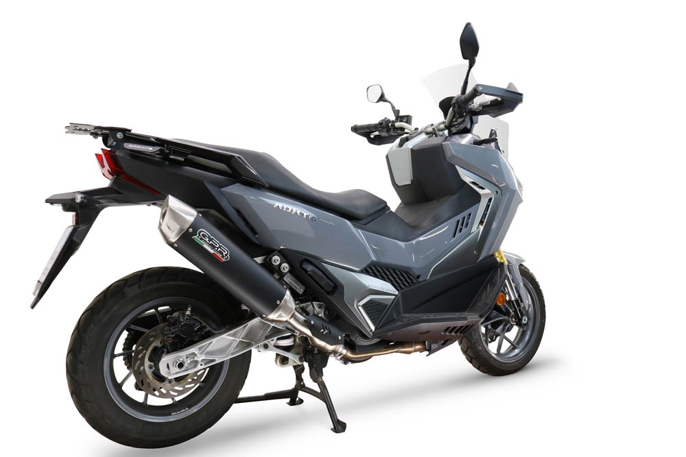 GPR pot echappement compatible avec  Sym ADX TG 400 2024-2026, Furore-X Scooter, Silencieux homologué pour bruit, échappement complet avec catalyseur et db killer 