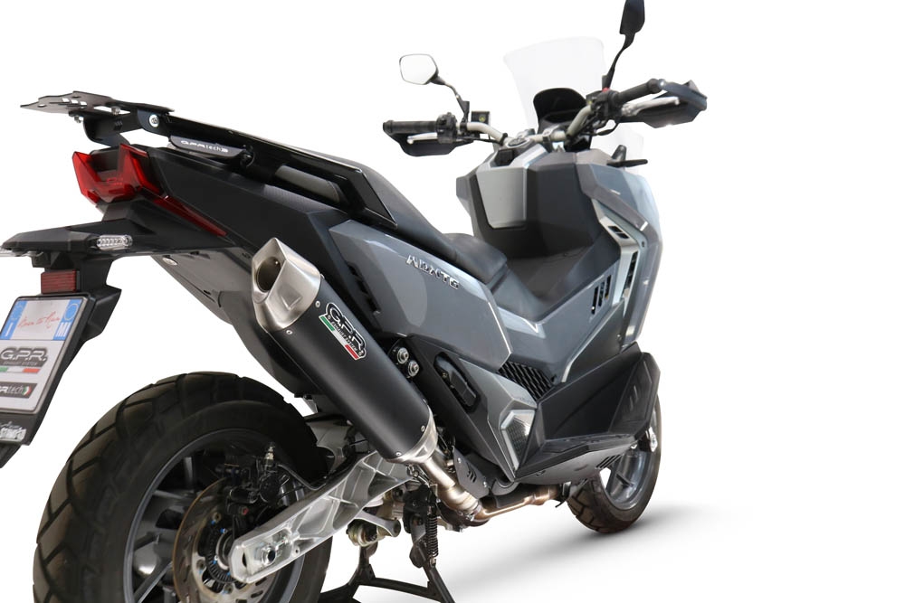 GPR pot echappement compatible avec  Sym ADX TG 400 2024-2026, Furore-X Scooter, Silencieux homologué pour bruit, échappement complet avec catalyseur et db killer 