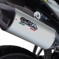 Pot echappement compatible avec Suzuki V-STROM DL 800 DE - SE 2023-2025, Furore-X Titanio, Échappement légal, homologué,silencieux avec db killer amovible et tuyau de liaison spécifique 