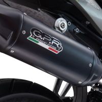 Pot echappement compatible avec Suzuki V-STROM DL 800 DE - SE 2023-2025, Furore-X Titanio Nero, Échappement légal, homologué,silencieux avec db killer amovible et tuyau de liaison spécifique 